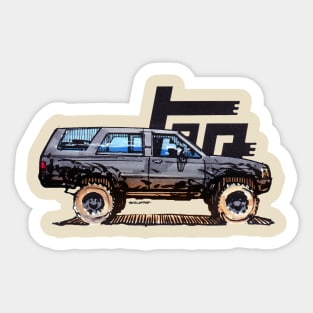 1st Gen 4Runner TRD - Grey Sticker